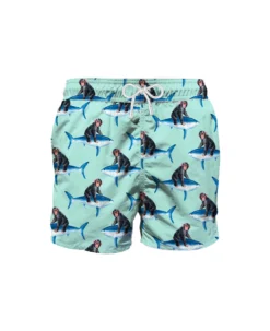 MC2 Saint Barth Monkey Riding Mid-length Swim Shorts