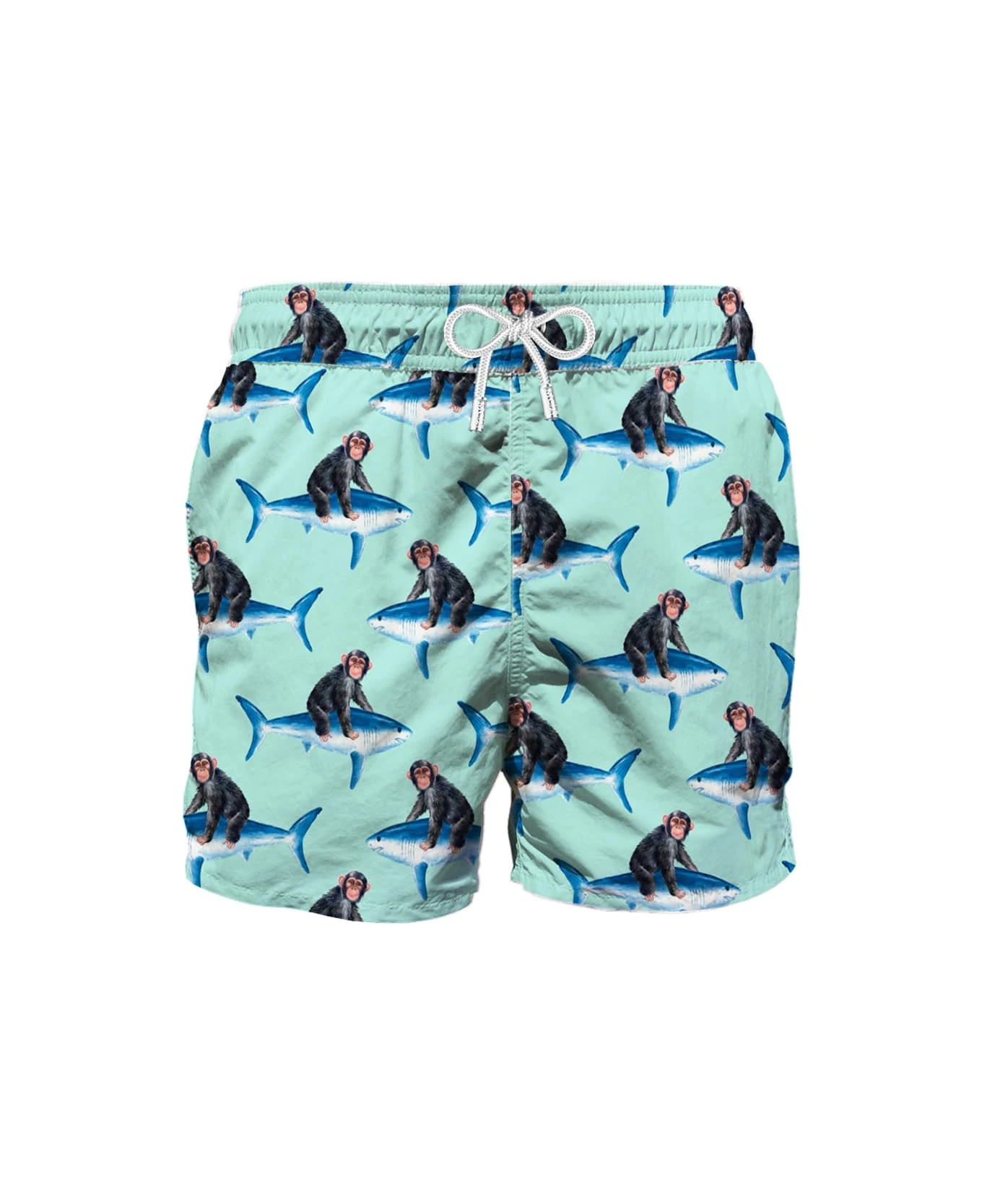 MC2 Saint Barth Monkey Riding Mid-length Swim Shorts