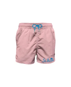 MC2 Saint Barth Pink Man Swim Shorts With Pocket