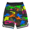 MC2 Saint Barth Camouflage Fluo Multicolor Swim Shorts Surf Style