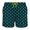 MC2 Saint Barth Man Light Fabric Swim Shorts With Taurus Logo | Torino Fc Special Edition