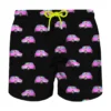 MC2 Saint Barth Man Light Fabric Swim Shorts With Cars Print | Marco Lodola Special Edition