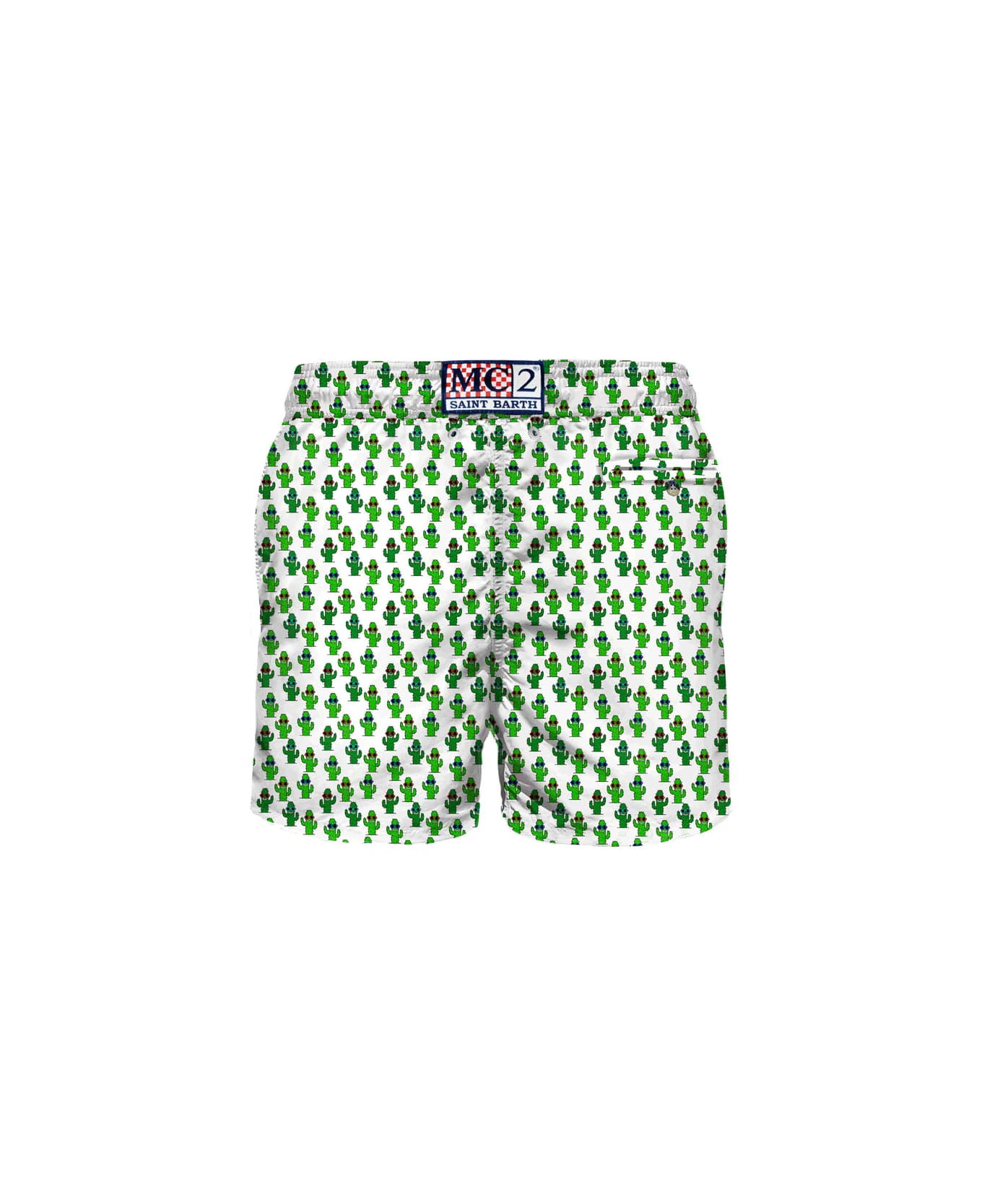 MC2 Saint Barth Classic Swim Short Cactus Sun - Image 2