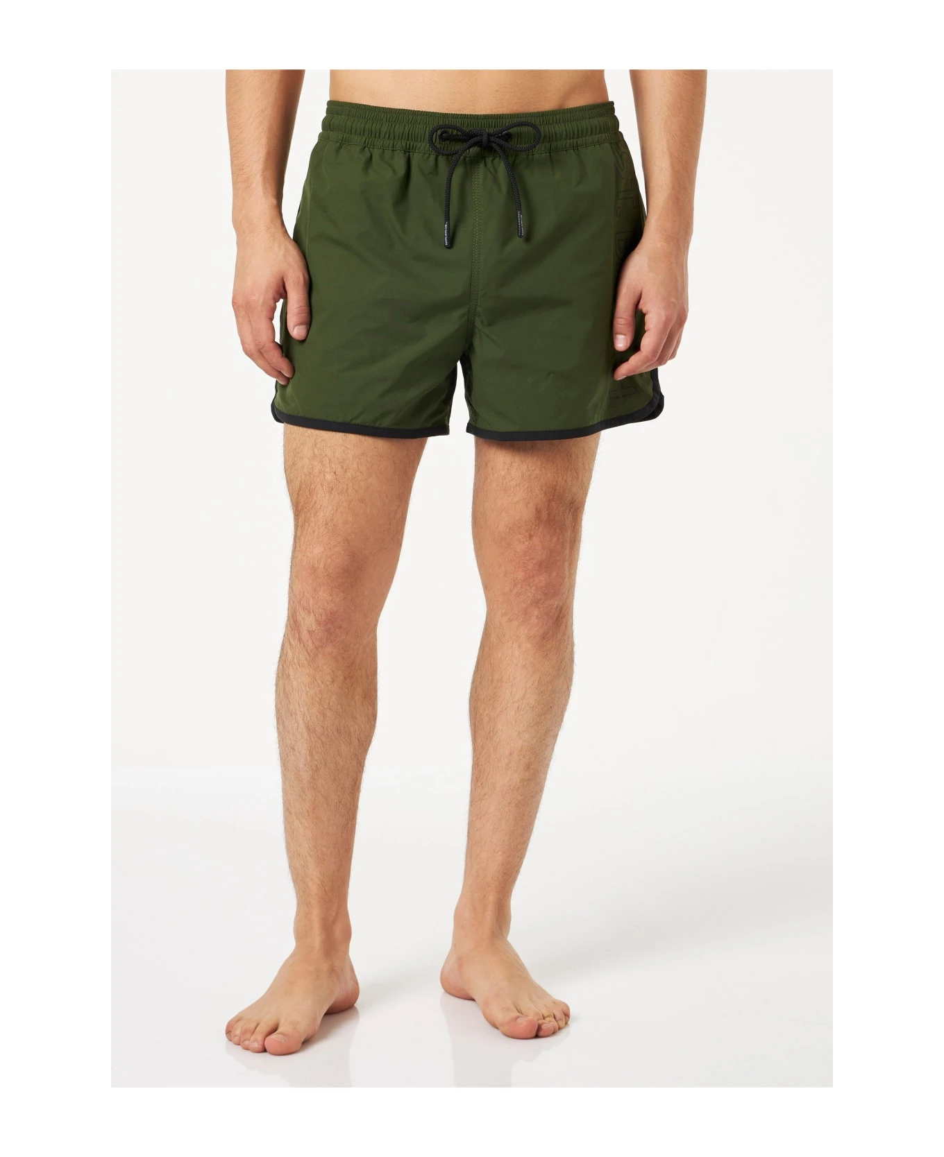 MC2 Saint Barth Man Swim Shorts With Side Logo And Contrast - Image 3