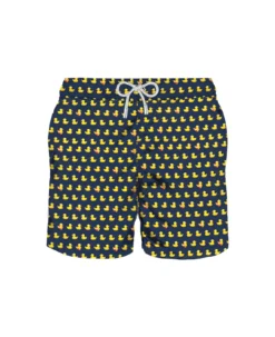 MC2 Saint Barth Light Fabric Man Swim Shorts Ducky Print