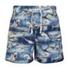 Palm Angels Blue Shark Swim Shorts