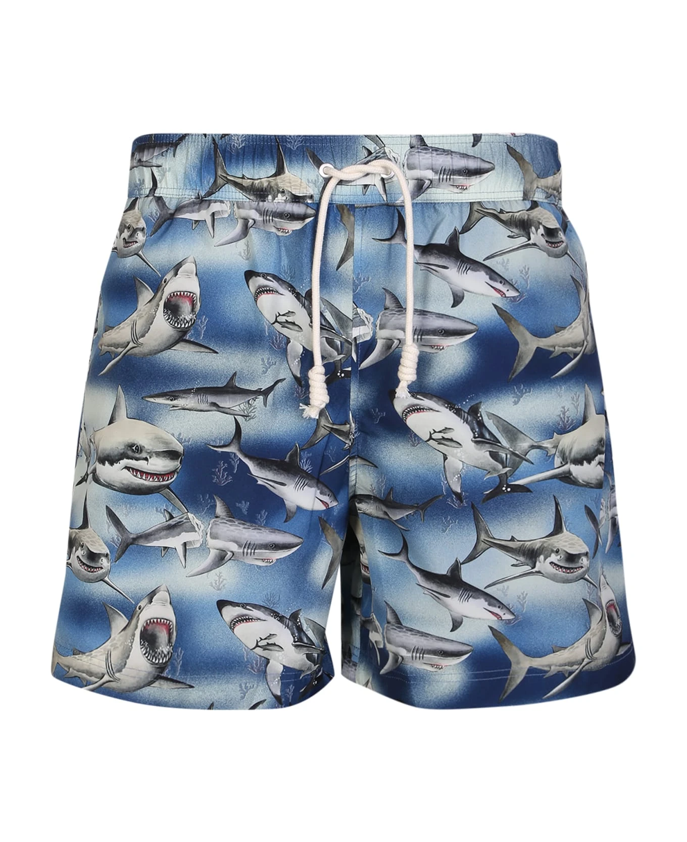 Palm Angels Blue Shark Swim Shorts