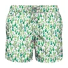 MC2 Saint Barth Light Fabric Man Swim Shorts Prickly Plant Print