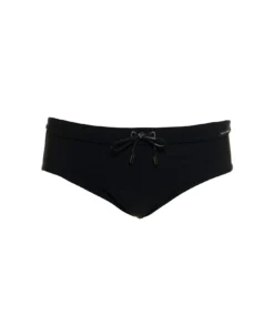 Dolce & Gabbana Black Stretch Fabric Swim Briefs With Logo