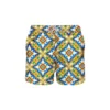 MC2 Saint Barth Light Fabric Man Swim Shorts Maiolica Print