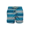 MC2 Saint Barth Light Fabric Swim Shorts With Optical Print
