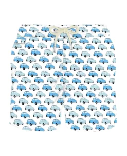 MC2 Saint Barth Man Light Fabric Swim Shorts With Fiat 500 Car Print | Fiat© 500 Special Edition