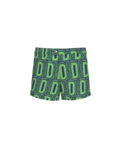 DSQUARED2 Swim Boxer With All-over Print