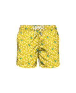 MC2 Saint Barth Light Fabric Swim Shorts Jellyfish Print