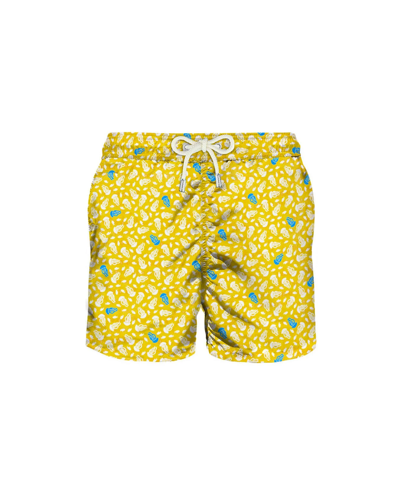 MC2 Saint Barth Light Fabric Swim Shorts Jellyfish Print