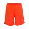 Off-White Orange Swim Trunks With Diag Print At The Back In Polyester Man
