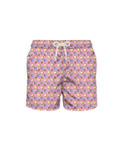MC2 Saint Barth Man Swim Shorts Avocado Toast Print