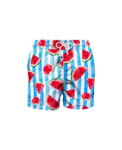 MC2 Saint Barth Mid-length Swim Shorts Watermelon Print