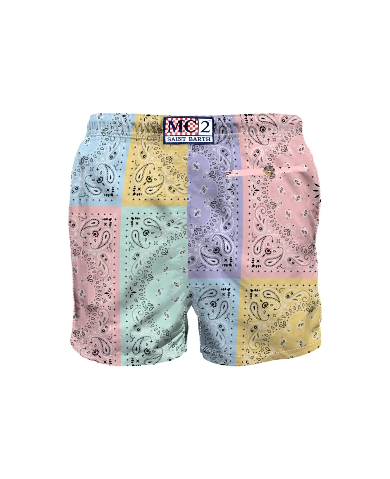 MC2 Saint Barth Man Bandanna Swim Shorts - Image 2