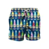 MC2 Saint Barth Multicolor Beers All Over Print Swim Shorts