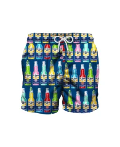 MC2 Saint Barth Multicolor Beers All Over Print Swim Shorts