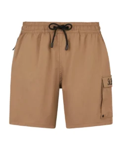 MC2 Saint Barth Man Beige Comfort And Stretch Swim Shorts