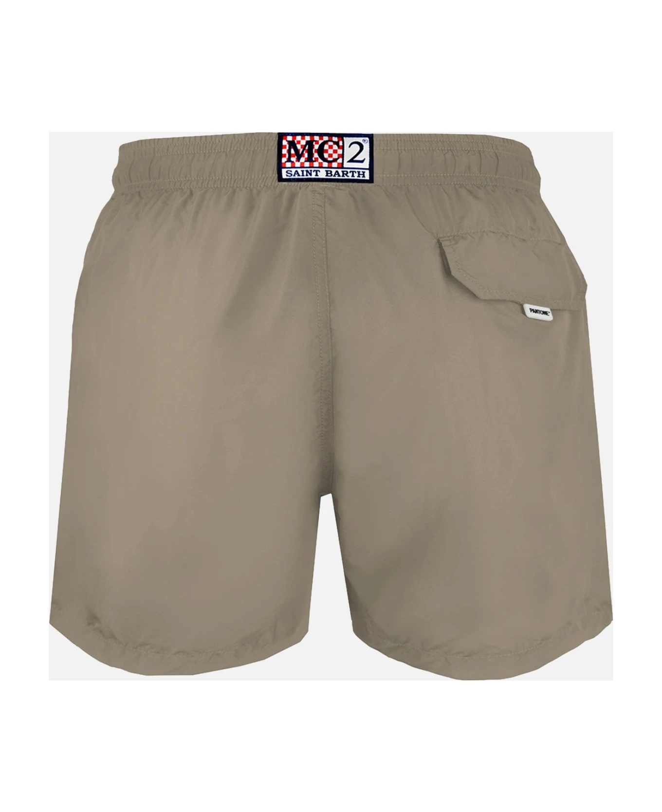 MC2 Saint Barth Man Beige Swim Shorts | Pantone Special Edition - Image 2