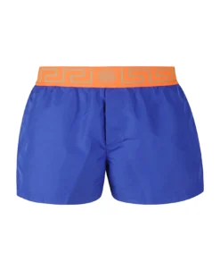 Versace Elastic Logo Waist Swim Shorts