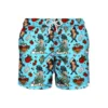 MC2 Saint Barth Light Fabric Man Swim Shorts Tattoo Print