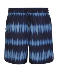 A.P.C. Bobby Tie-dye Blue Swim Shorts