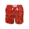 MC2 Saint Barth Man Swim Shorts With Bandanna Print