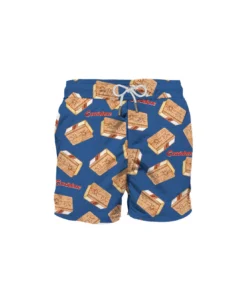 MC2 Saint Barth Man Classic Swim Shorts With Cucciolone Print | Algida® Special Edition