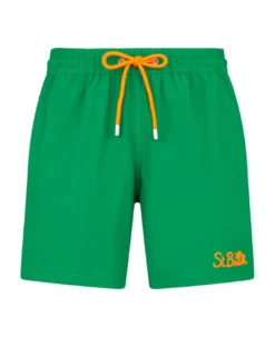 MC2 Saint Barth Man Green Comfort Swim Shorts