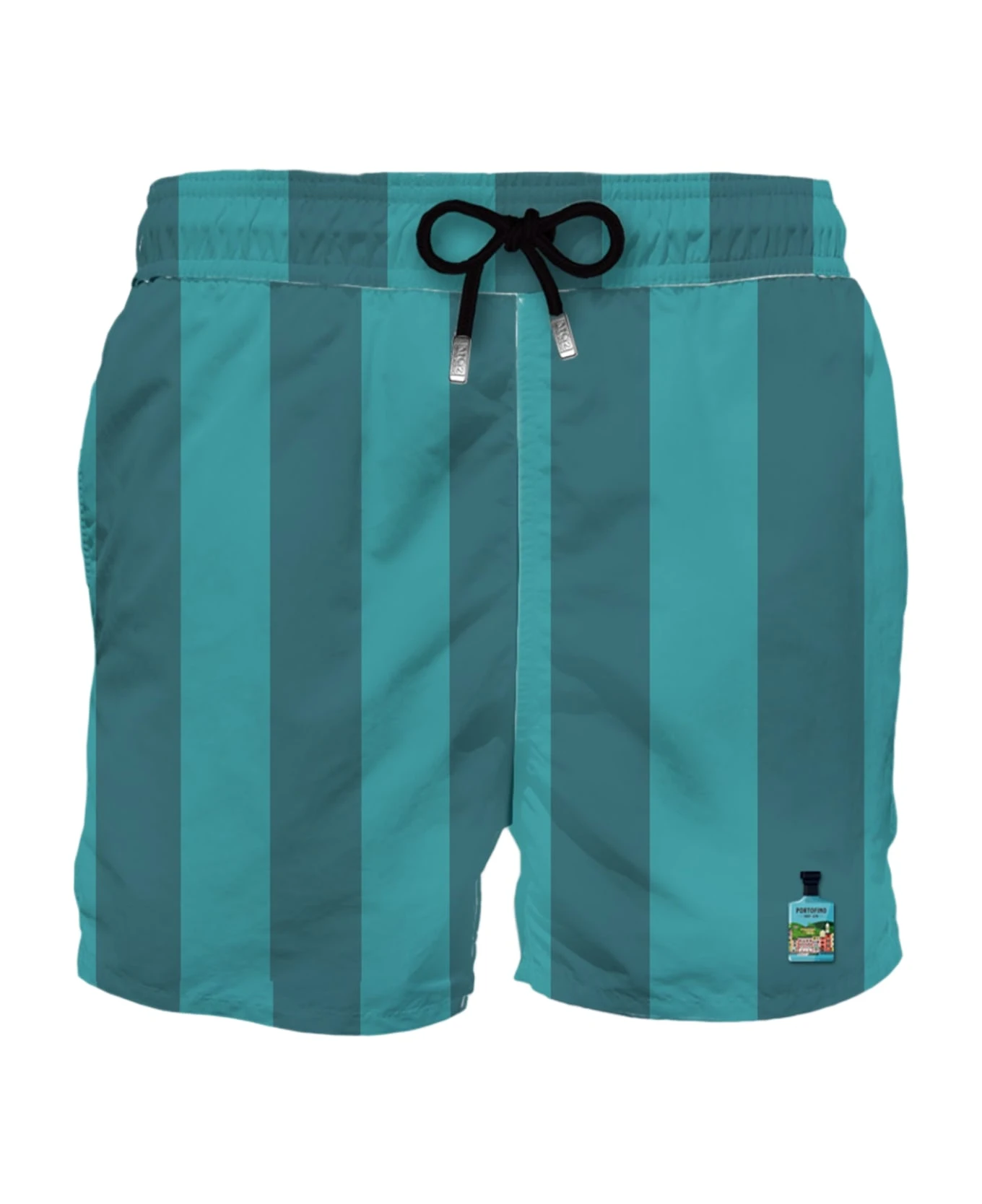 MC2 Saint Barth Man Classic Swim Shorts With Portofino Gin Patch | Portofino Dry Gin Special Edition