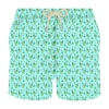 MC2 Saint Barth Man Light Fabric Swim Shorts With Mojito Print