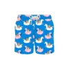 MC2 Saint Barth Man Light Fabric Swim Shorts With Summer Girls Print
