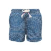 MC2 Saint Barth Man Swim Shorts With Denim Bandanna Print