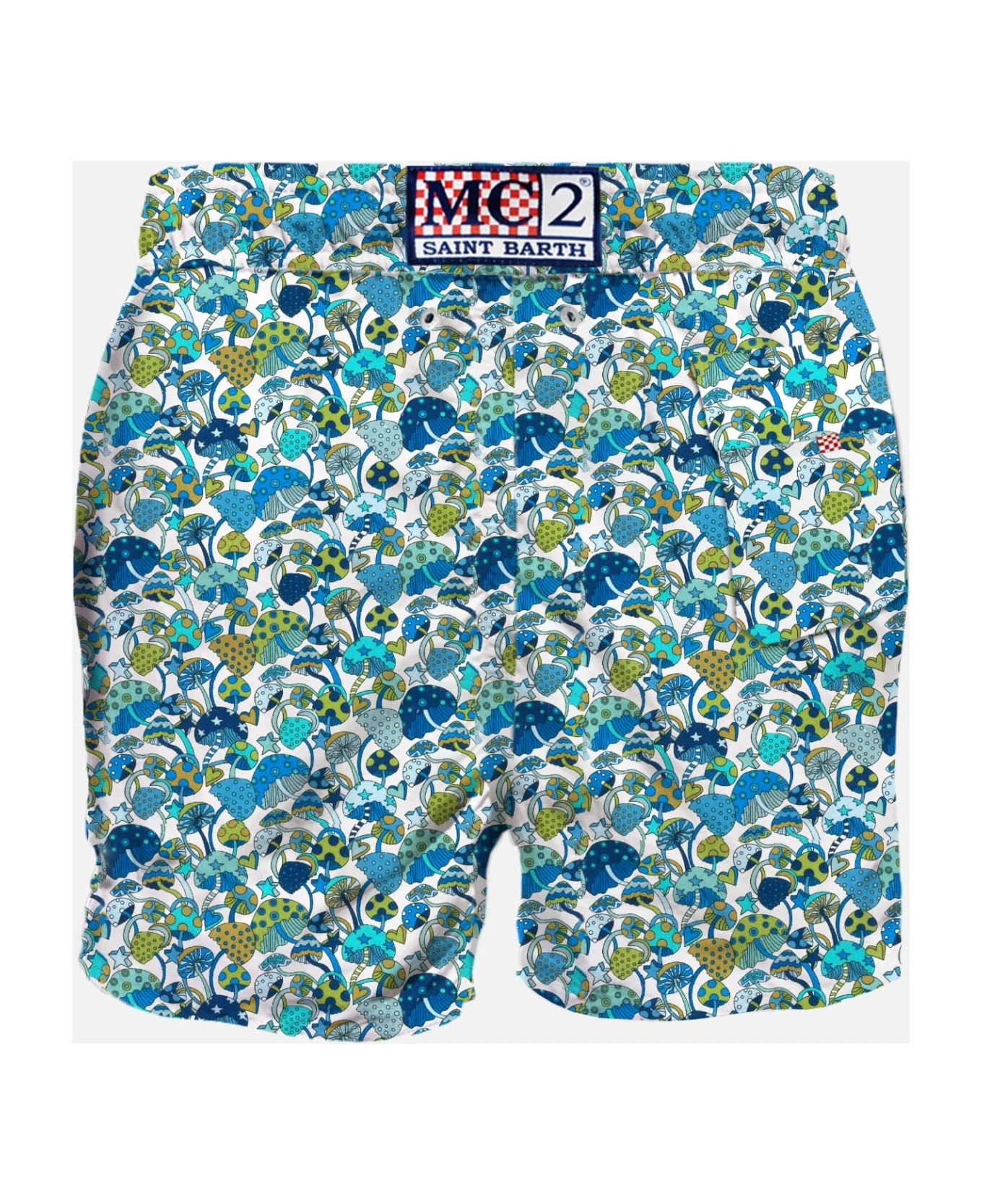 MC2 Saint Barth Man Classic Swim Shorts With Mushroom Print | Liberty Special Edition - Image 2