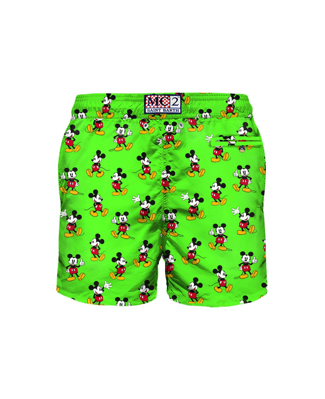 MC2 Saint Barth Man Light Fabric Swim Shorts With Mickey Mouse Print | ©disney Special Edition - Image 2
