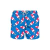 MC2 Saint Barth Man Swim Shorts With Fior Di Fragola Print | Algida® Special Edition