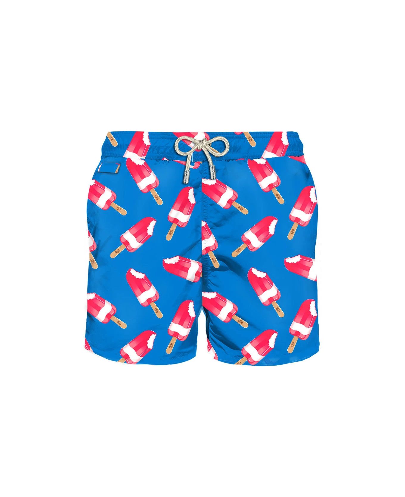 MC2 Saint Barth Man Swim Shorts With Fior Di Fragola Print | Algida® Special Edition