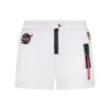 MC2 Saint Barth White Swim Shorts With Patches