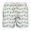 MC2 Saint Barth Man Light Fabric Swim Shorts With Portofino Dry Gin Print | Portofino Dry Gin Special Edition